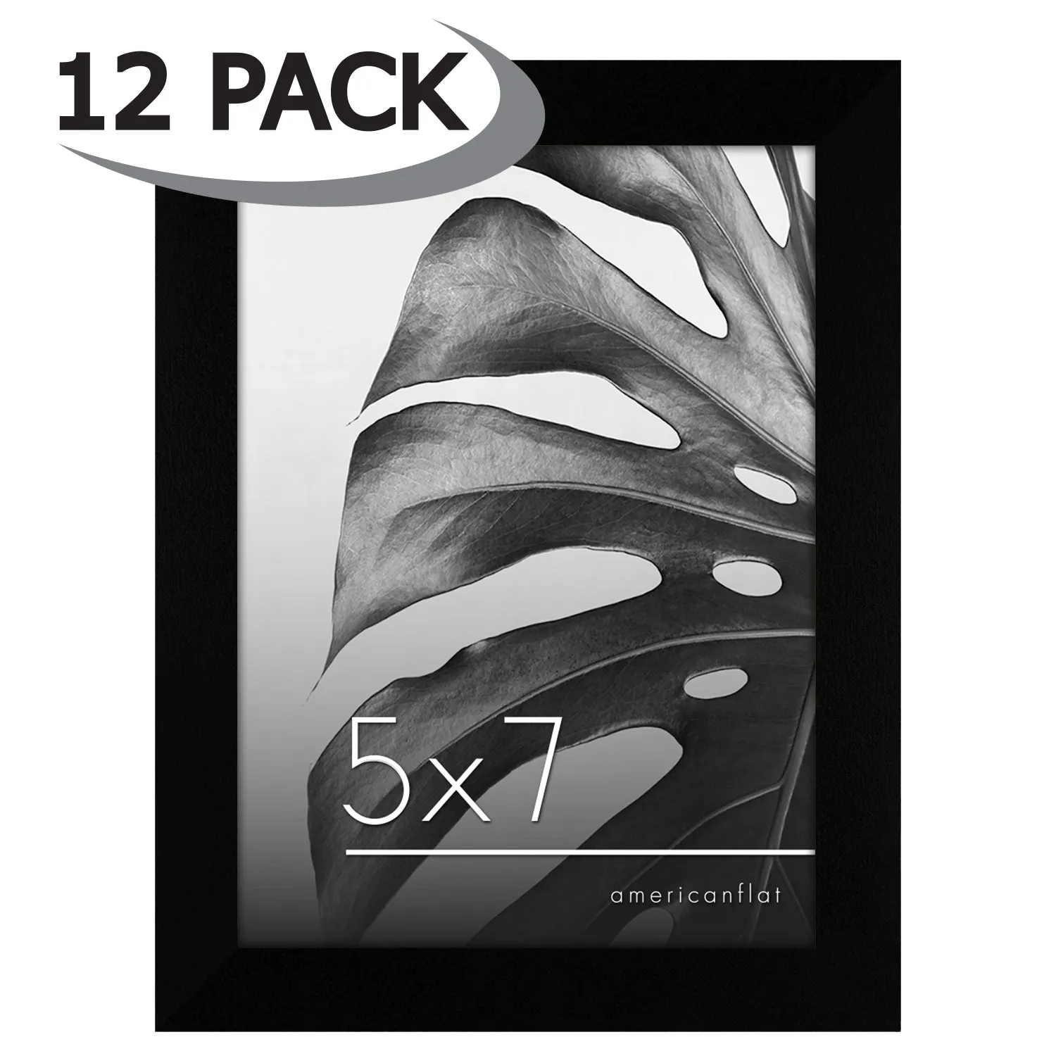 12 Piece - Gallery Wall Picture Frame Set | Black