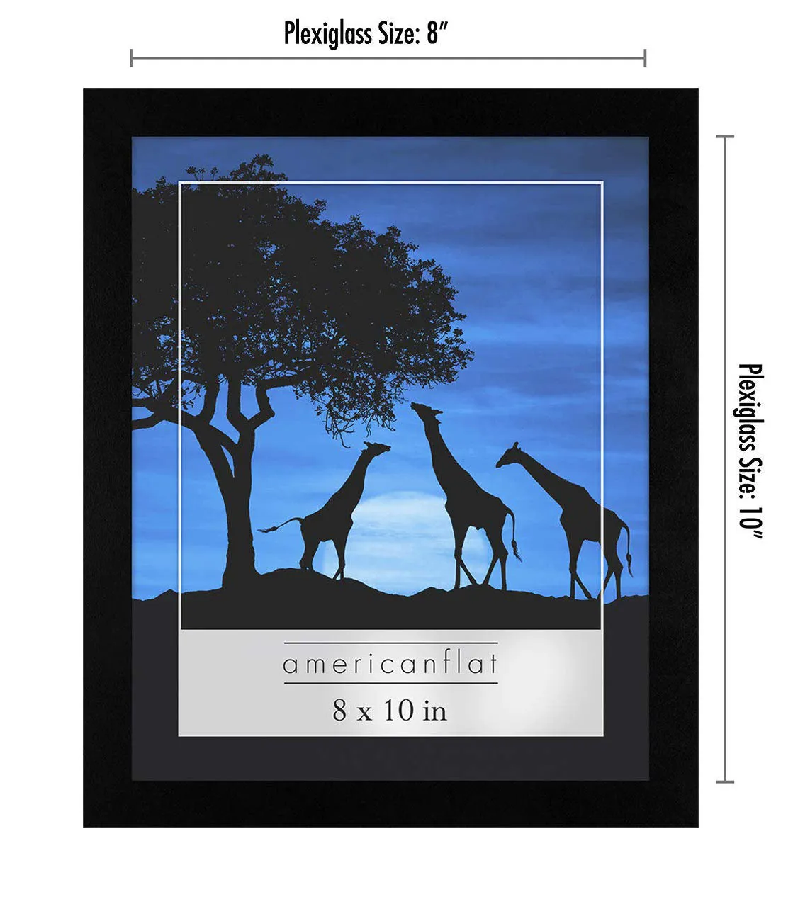 12 Piece - Gallery Wall Picture Frame Set | Black