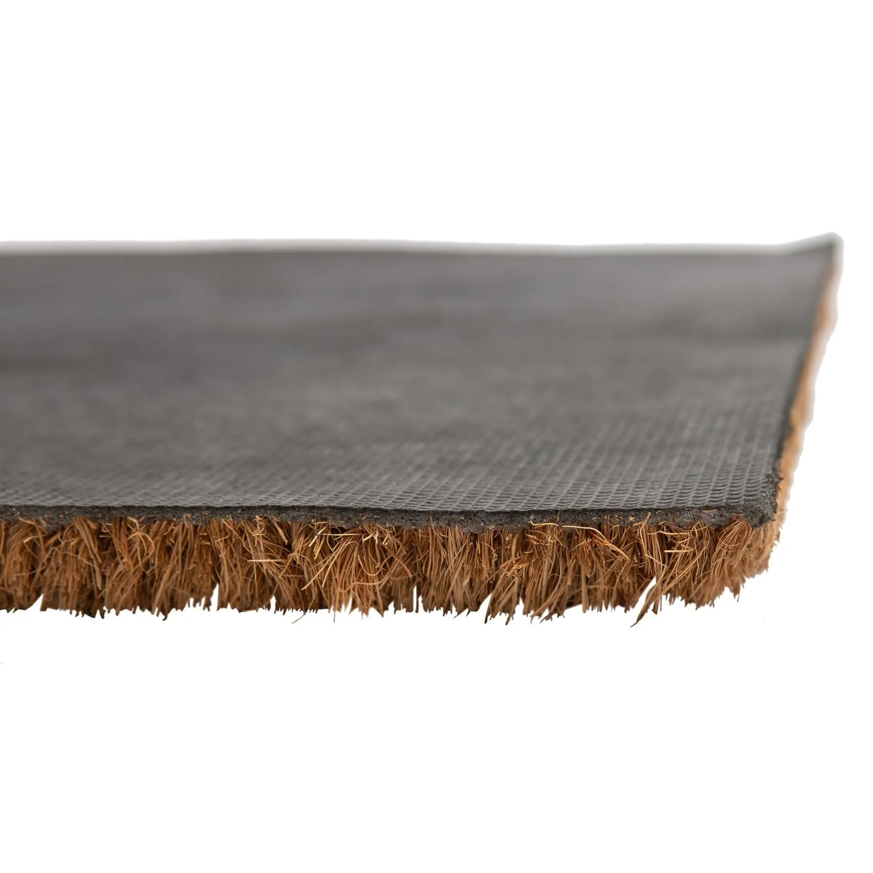 120cm x 40cm Brown Coir Double Door Mat - By Nicola Spring