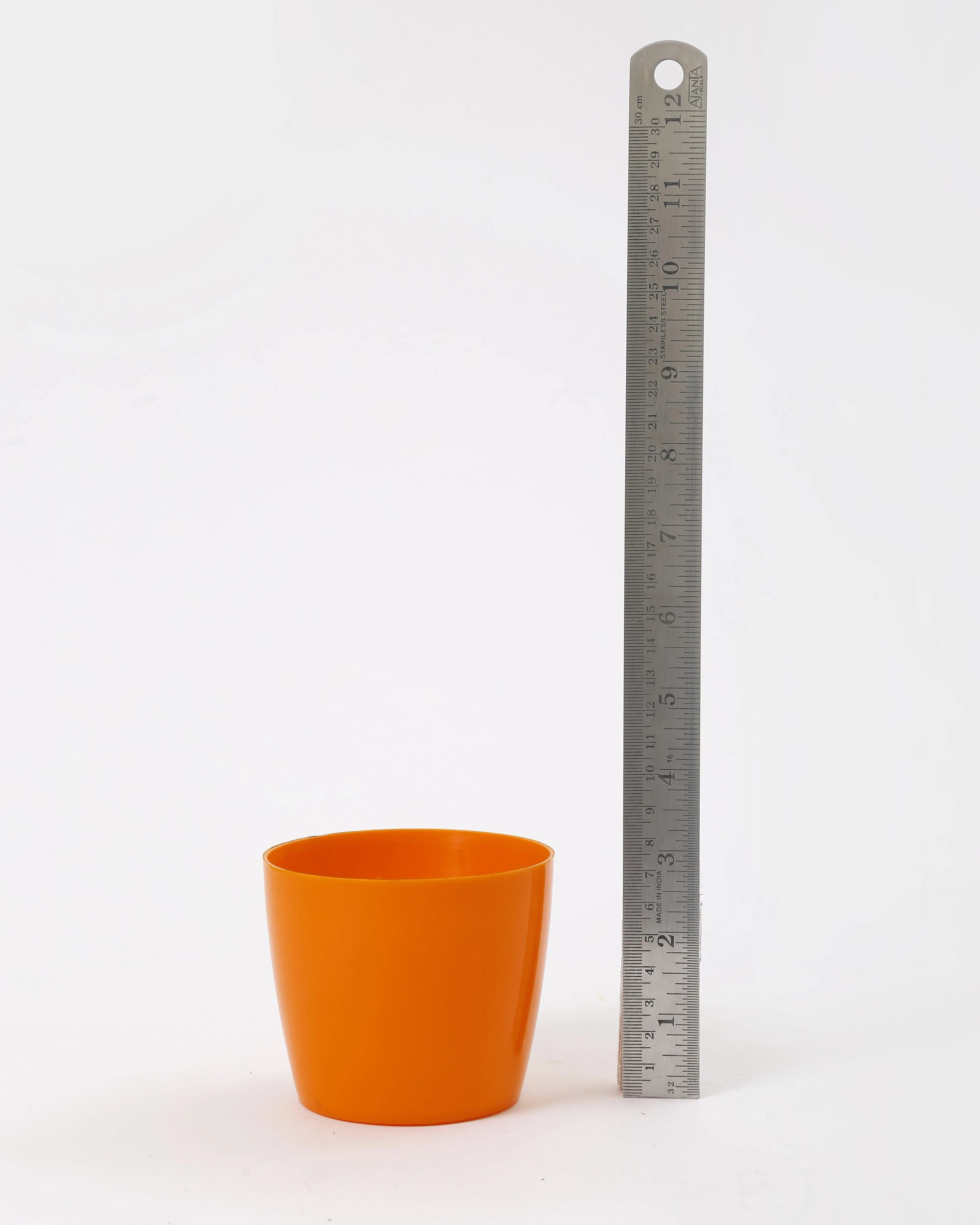 3.5 Inch Orange Singapore Pot (90mm)