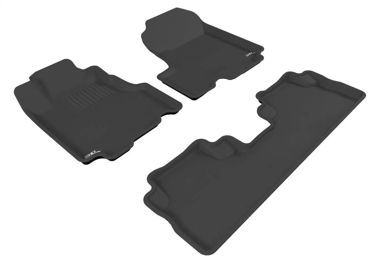 3D MAXpider Floor Mats Honda CRV (07-11) All-Weather Kagu Series - Front or Second Row