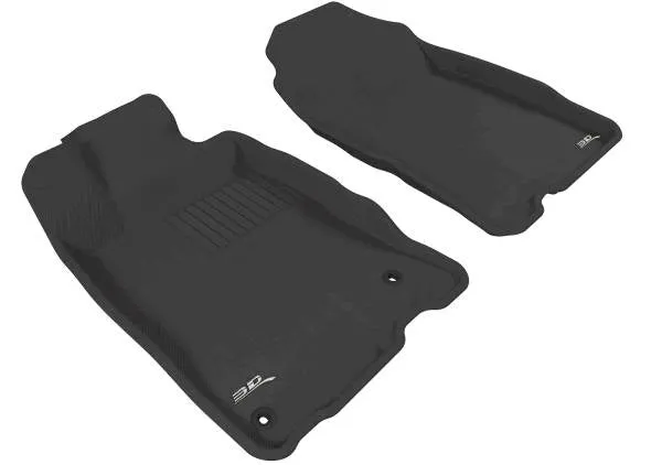 3D MAXpider Floor Mats Honda CRZ (11-16) All-Weather Kagu Series - Front Row Only - L1HD03511509