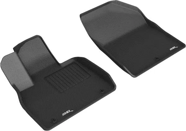 3D MAXpider Floor Mats Hyundai Palisade 7 Seater (20-24) All-Weather Kagu Series - Front / Second / Third Row