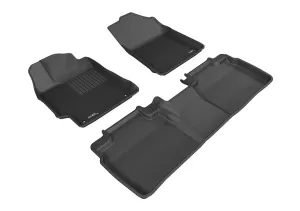 3D MAXpider Floor Mats Toyota Camry (15-17) All-Weather Kagu Series - Front or Second Row