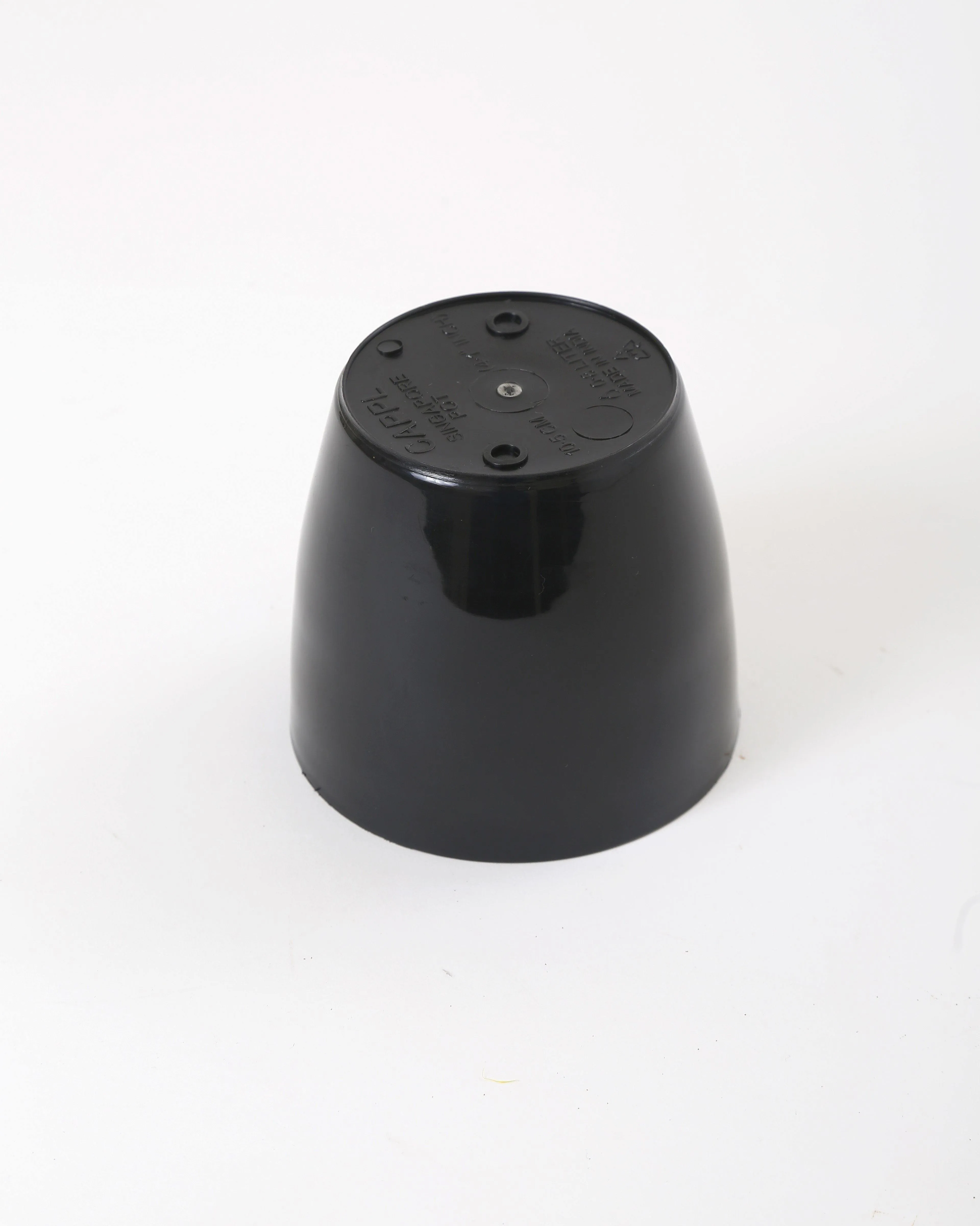 4 Inch Black Singapore Pot (105mm)