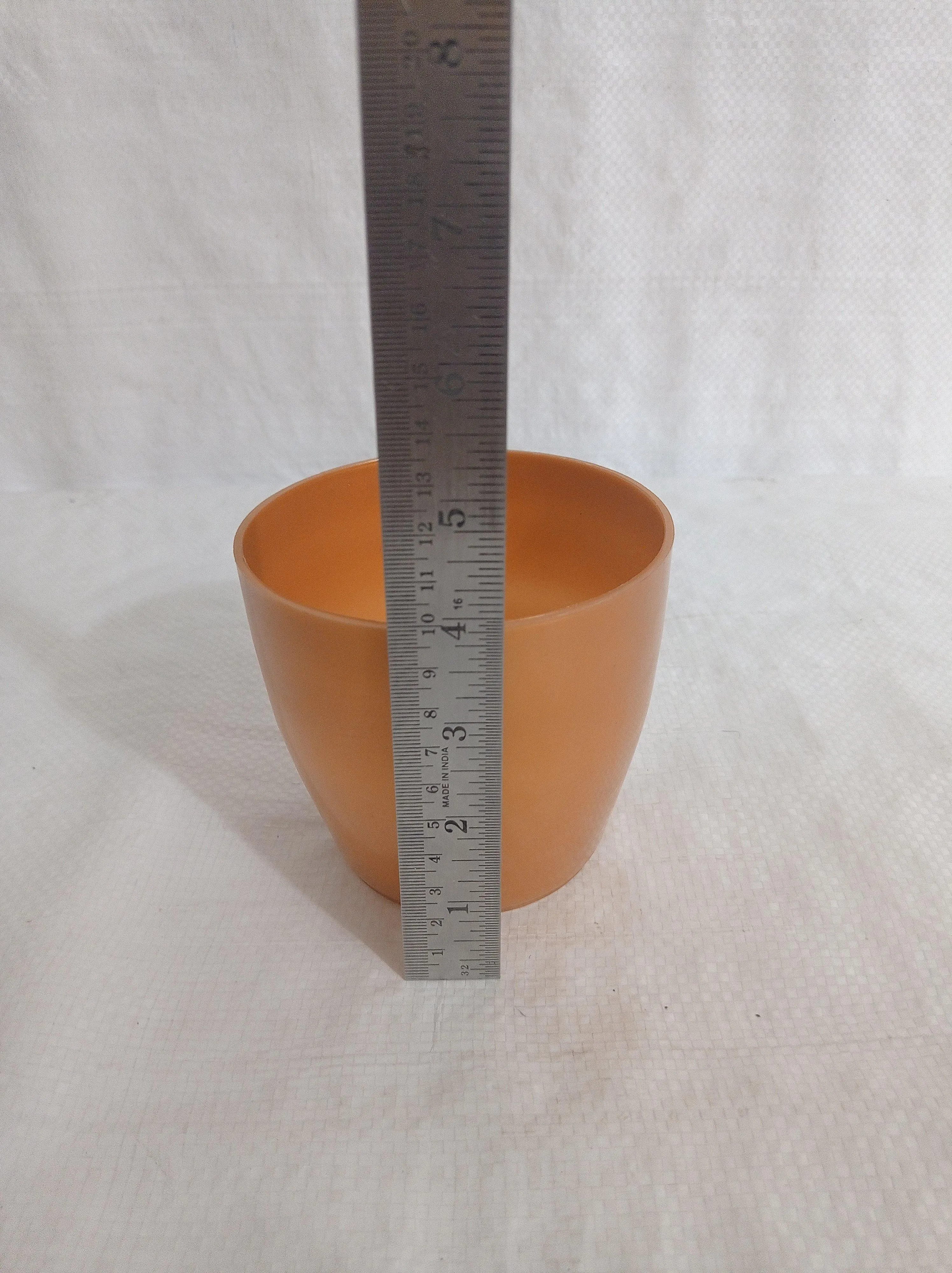 4 Inch Terracotta Color Singapore Pot (105mm)