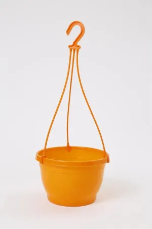 8 Inch Hanging Pot Orange