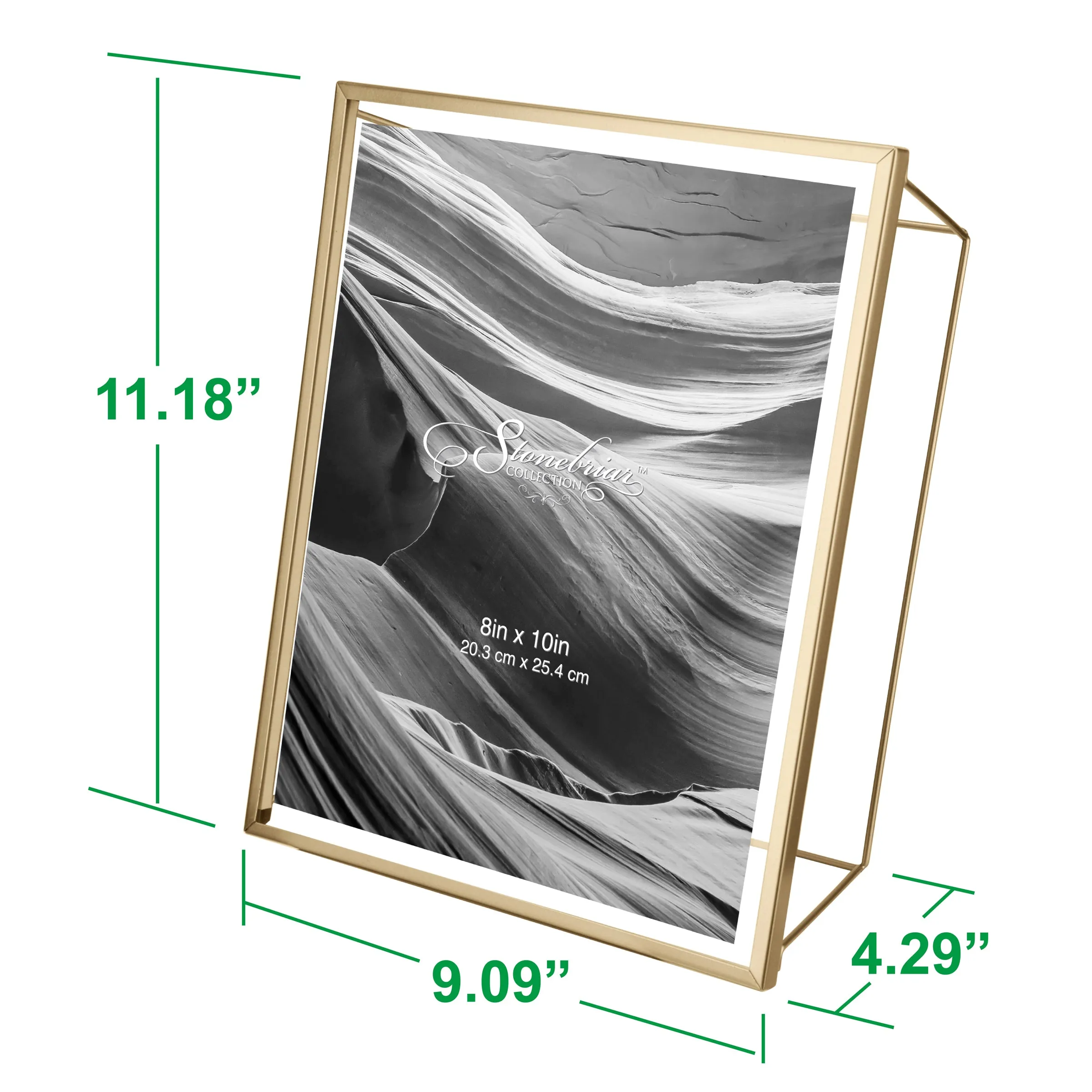 8x10 Wire Frame - Matte Gold