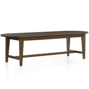 Alfie 110" Dining Table, Waxed Pine