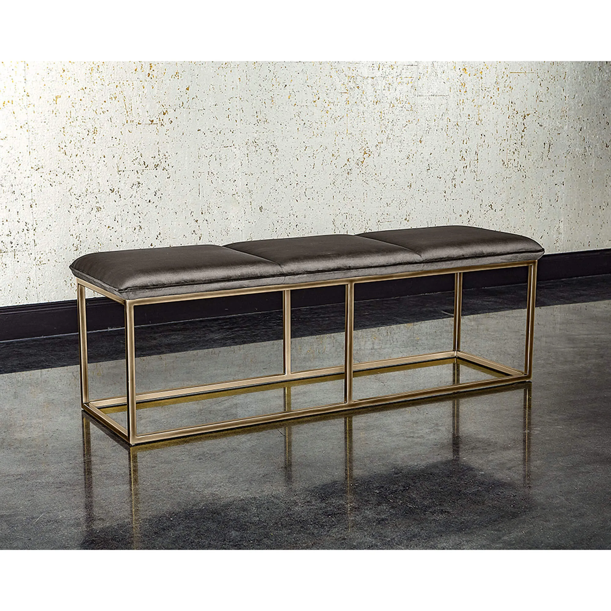 Alley Bench, Piccolo Pebble/Rustic Bronze