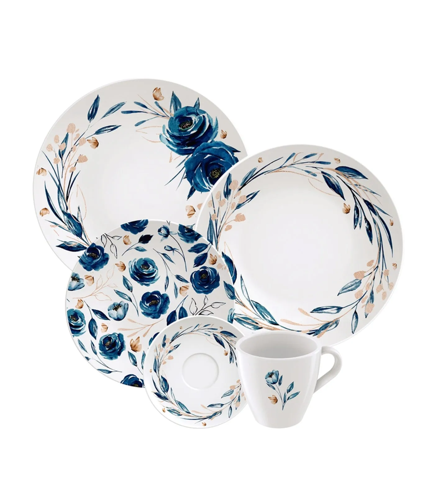 Ana Flor Decorated Porcelain Collection