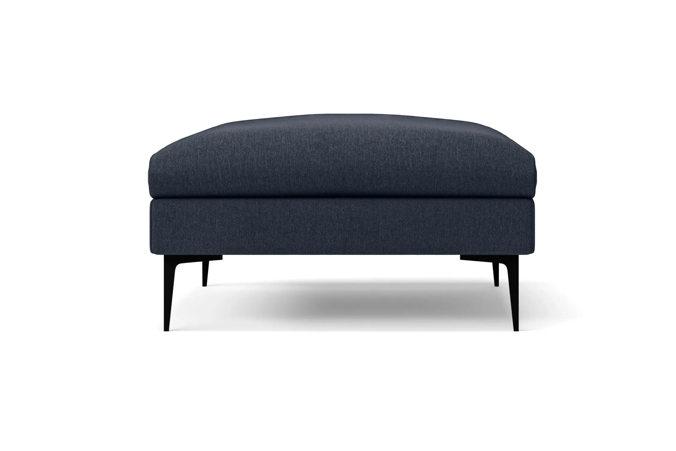 Aprilia Ottoman Dark Blue Linen Fabric