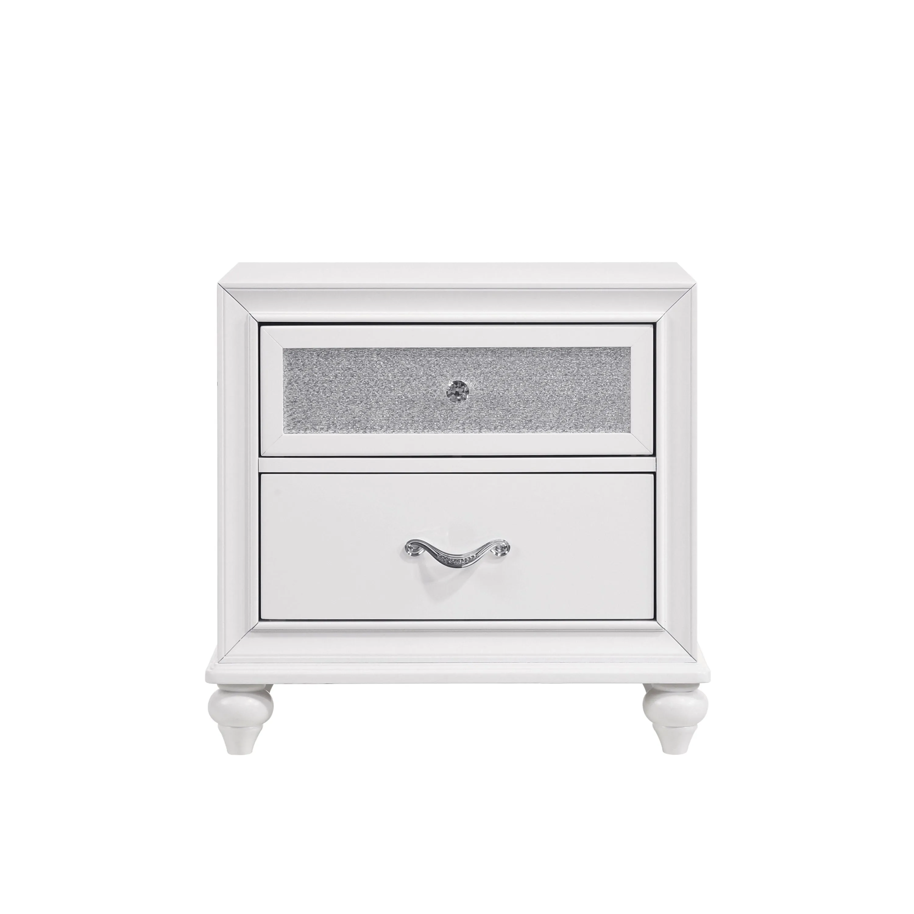 Barzini 2-Drawer Nightstand White - 205892