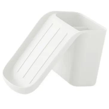 Bathroom Wall-mounted Soap Dish Comb Toothpaste & Brush Box Holder