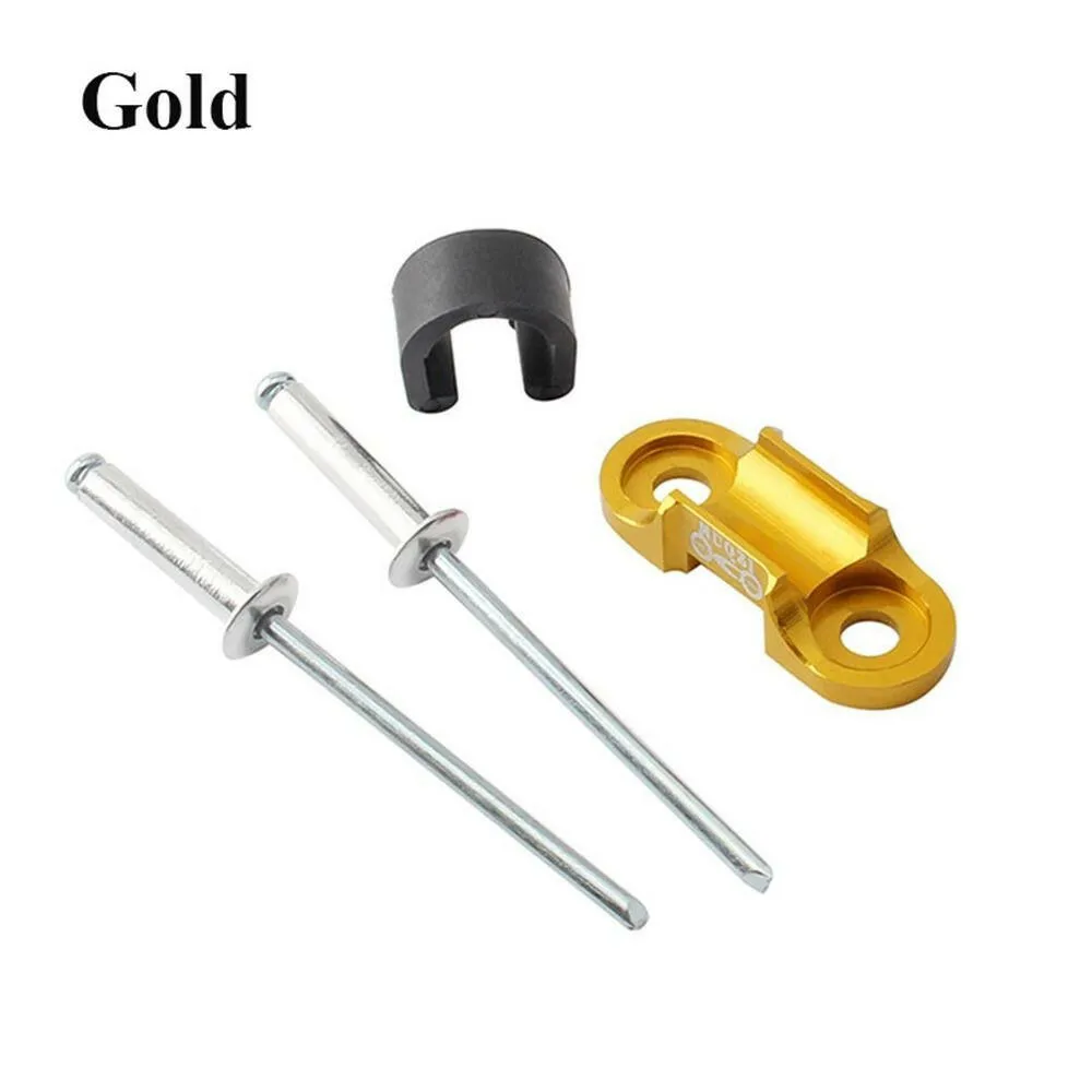 Bike Oil Tube Fixed Clamp Conversion Trap Adapter Bicycle Shifter Brake Cable Set Frame Buckle Aluminum Tube Clip Guide CNC Base