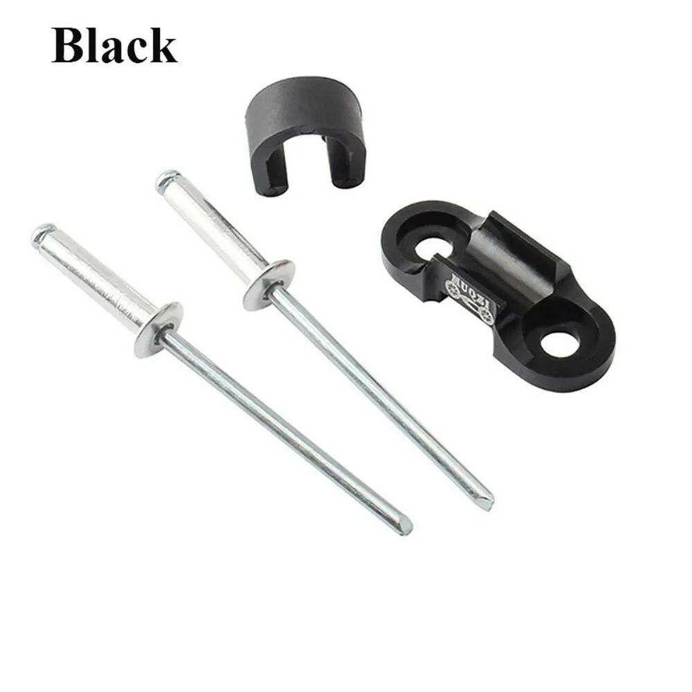 Bike Oil Tube Fixed Clamp Conversion Trap Adapter Bicycle Shifter Brake Cable Set Frame Buckle Aluminum Tube Clip Guide CNC Base