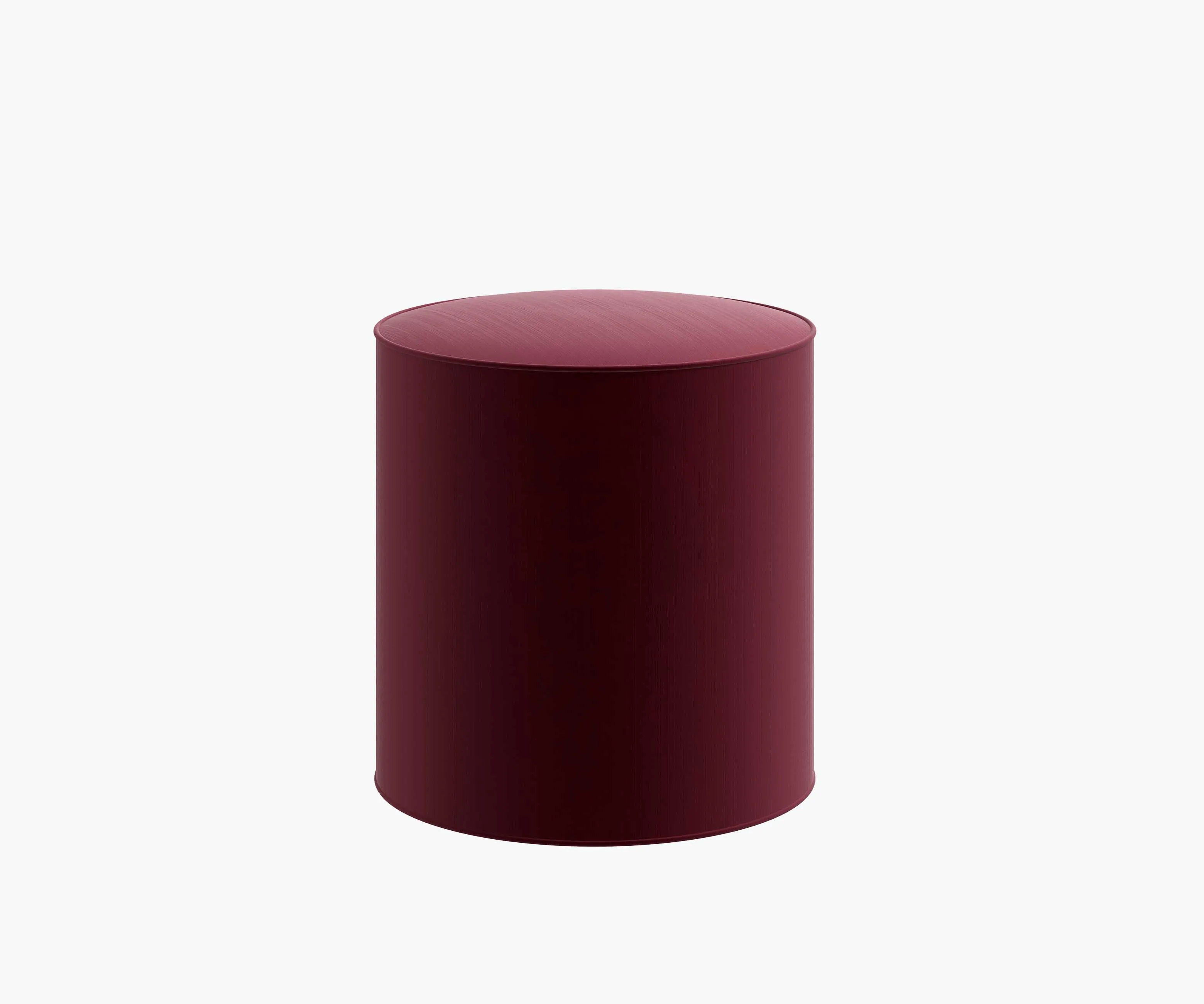 Billie Ottoman - Plum Velvet