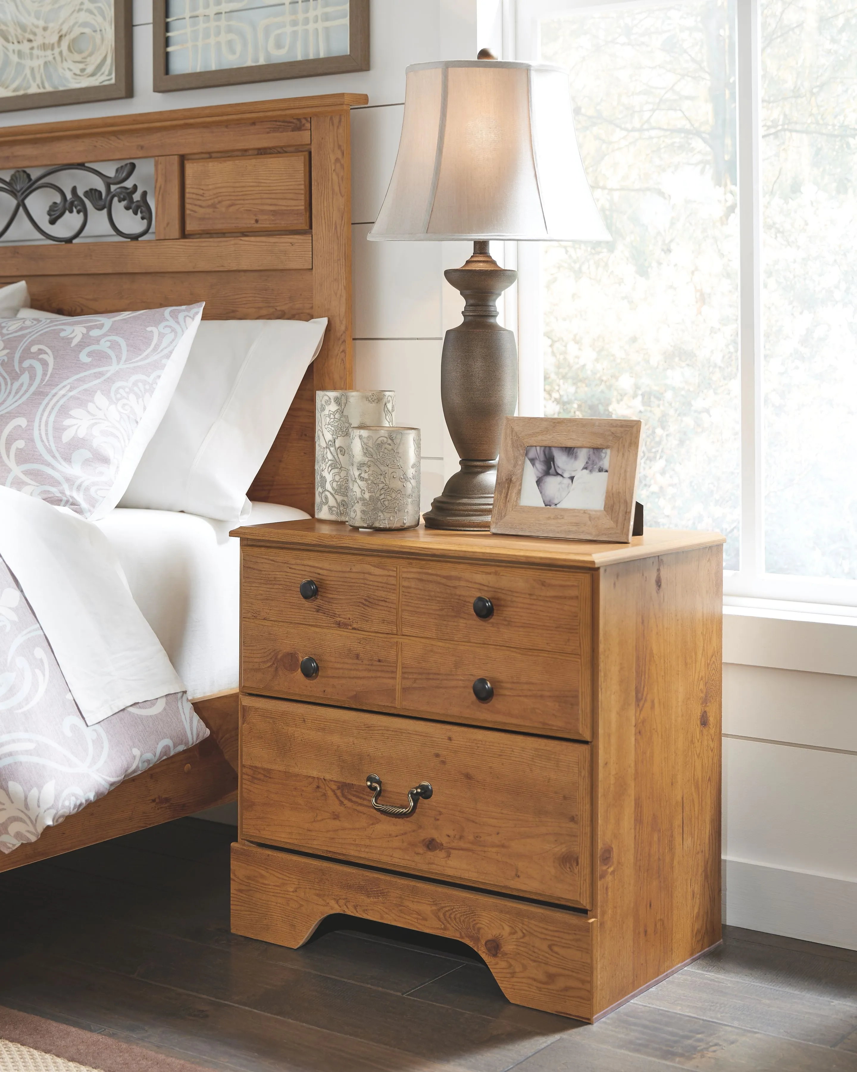 Bittersweet - Light Brown - Two Drawer Night Stand