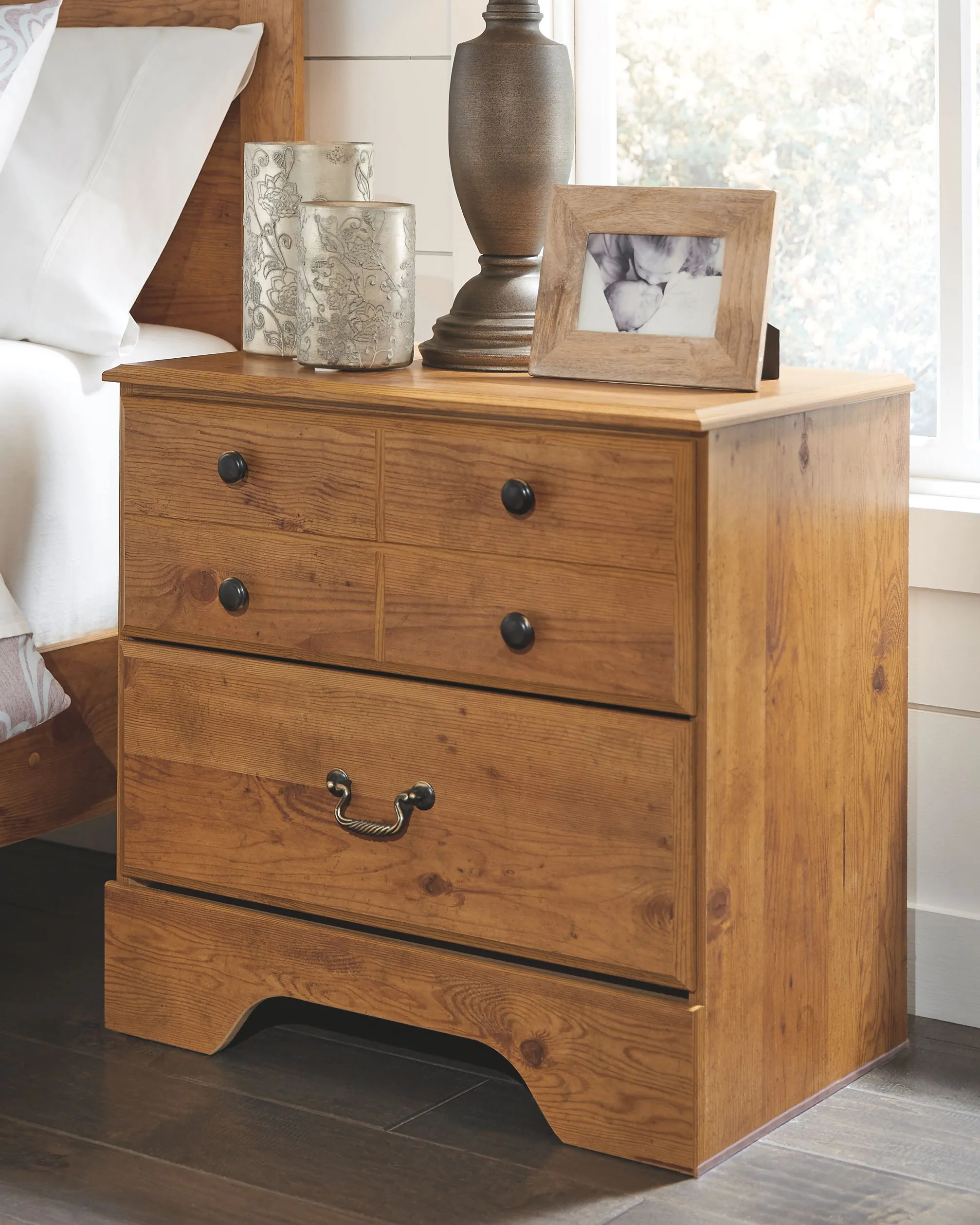 Bittersweet - Light Brown - Two Drawer Night Stand