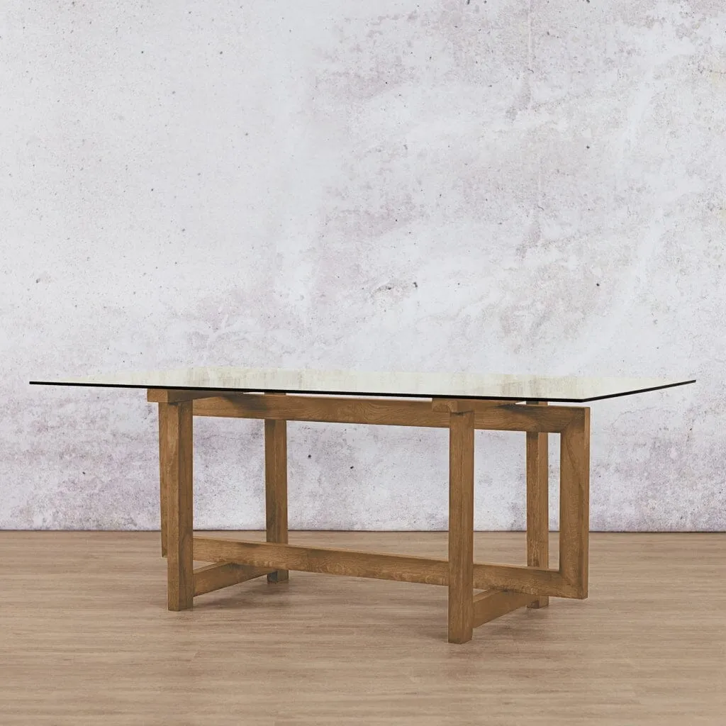 Bolton Glass Dining Table - 1.9M / 6 Seater