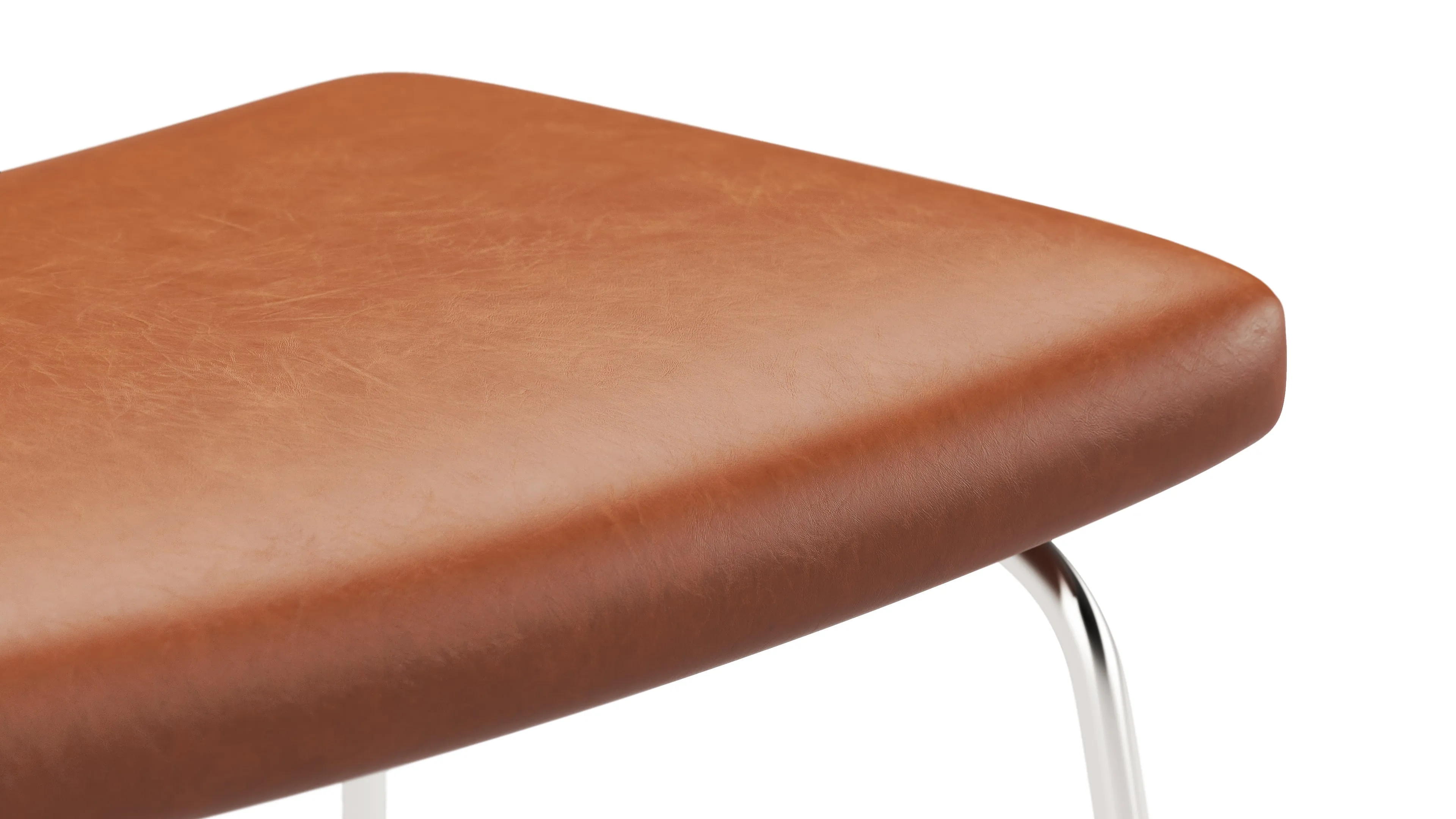 CH468 Oculus - CH468 Oculus Ottoman, Tan Premium Leather