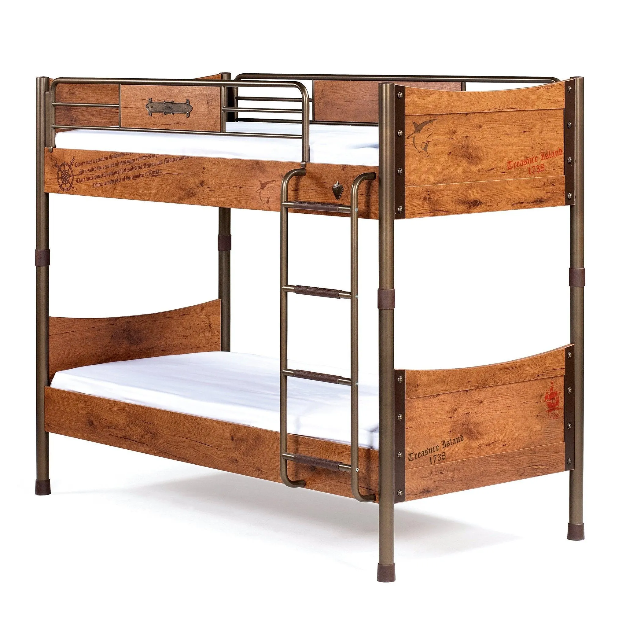 Cilek Pirate Bunk Bed (90X200 Cm) (With Pull Out Option)