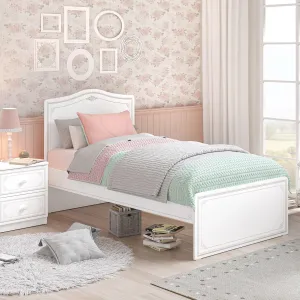 Cilek Selena Grey Bed (100X200 Cm Or 120X200 Cm)