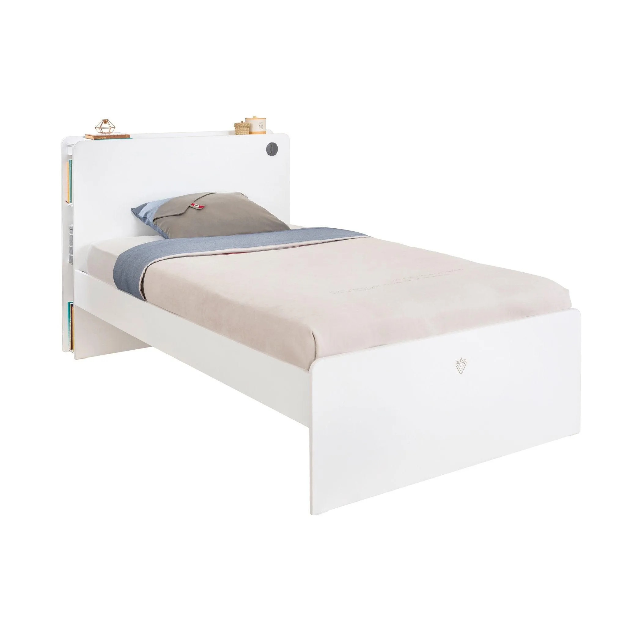 Cilek White Bed (100X200 Cm Or 120X200 Cm)