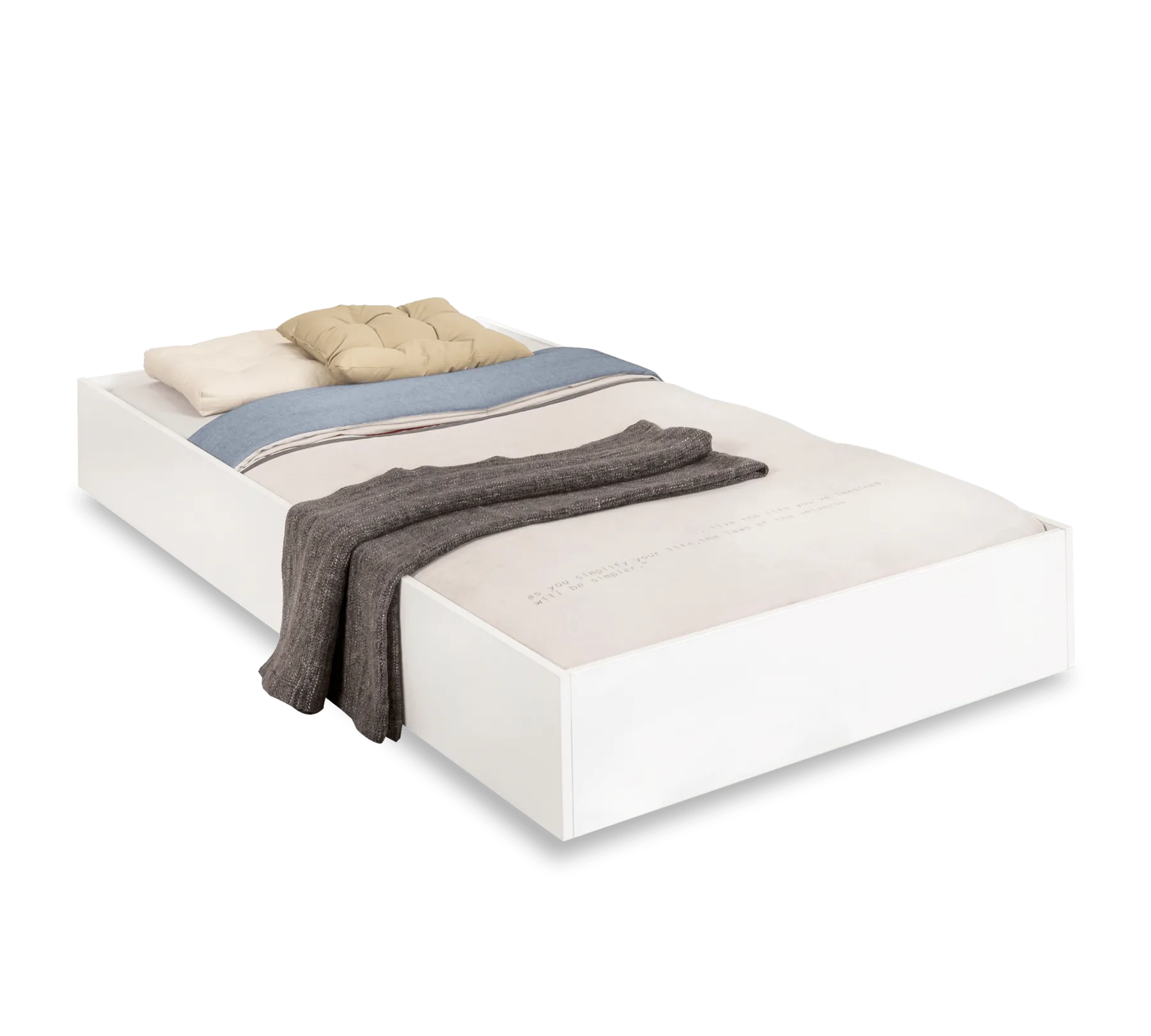 Cilek White Bed (100X200 Cm Or 120X200 Cm)