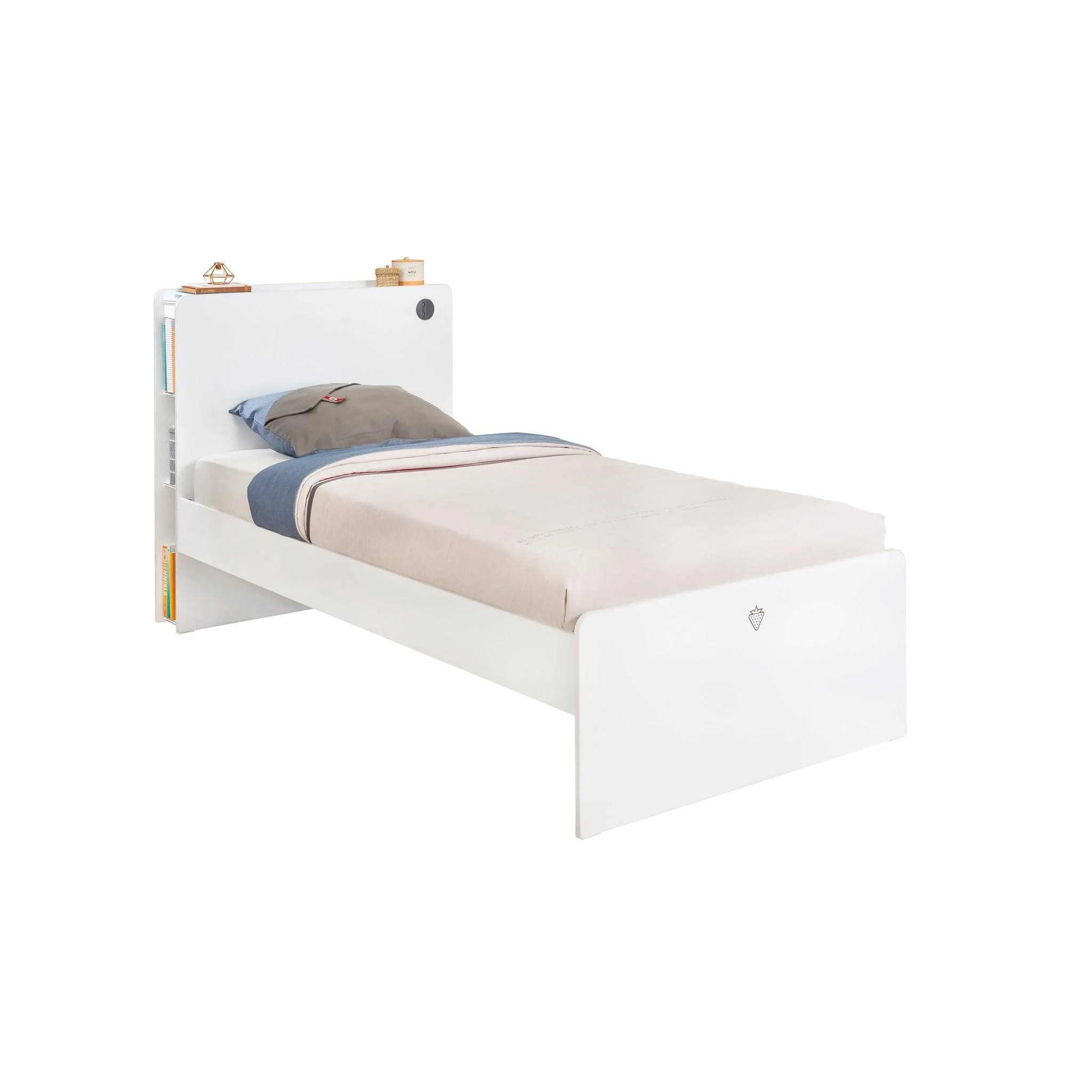 Cilek White Bed (100X200 Cm Or 120X200 Cm)