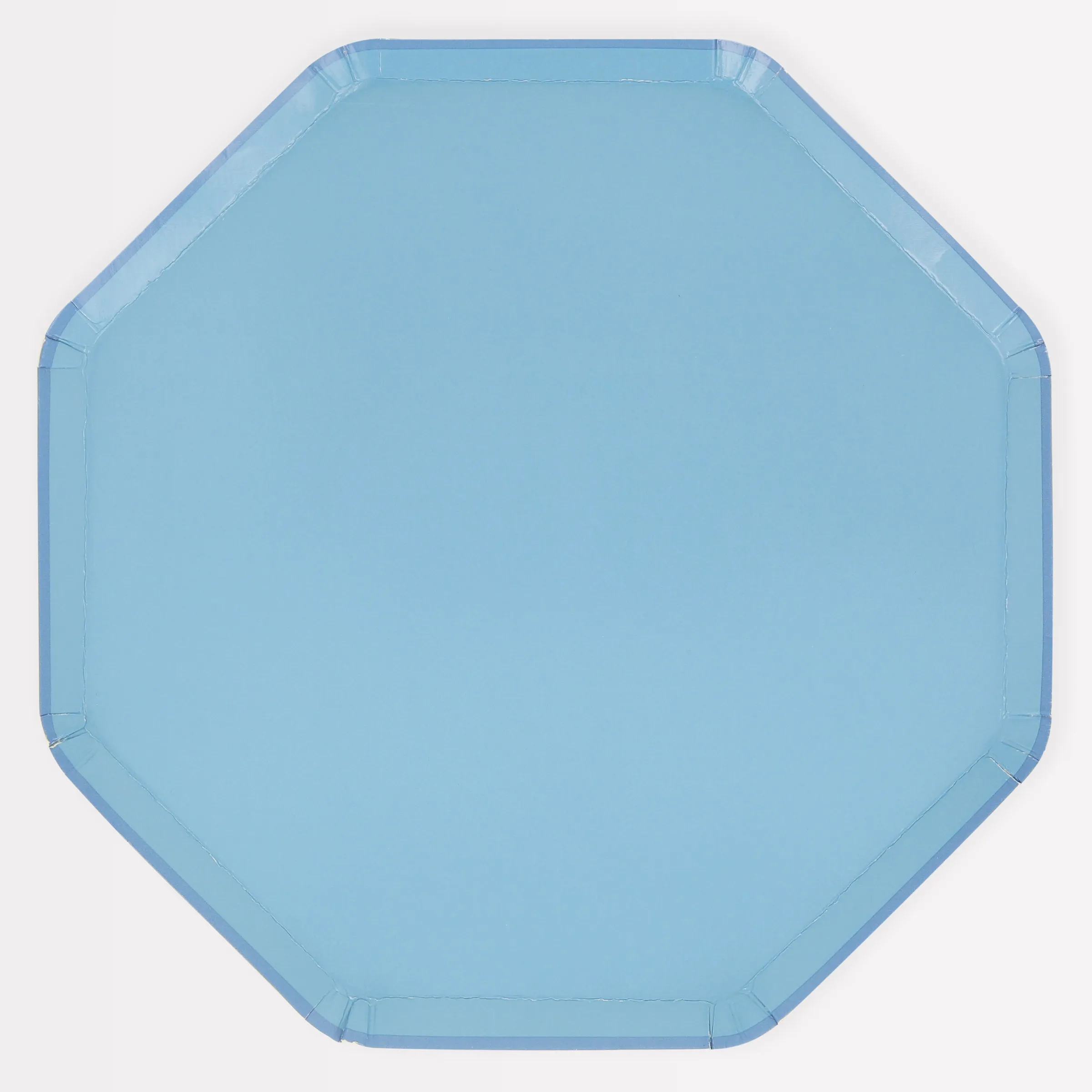 Cornflower Blue Dinner Plates (x 8)