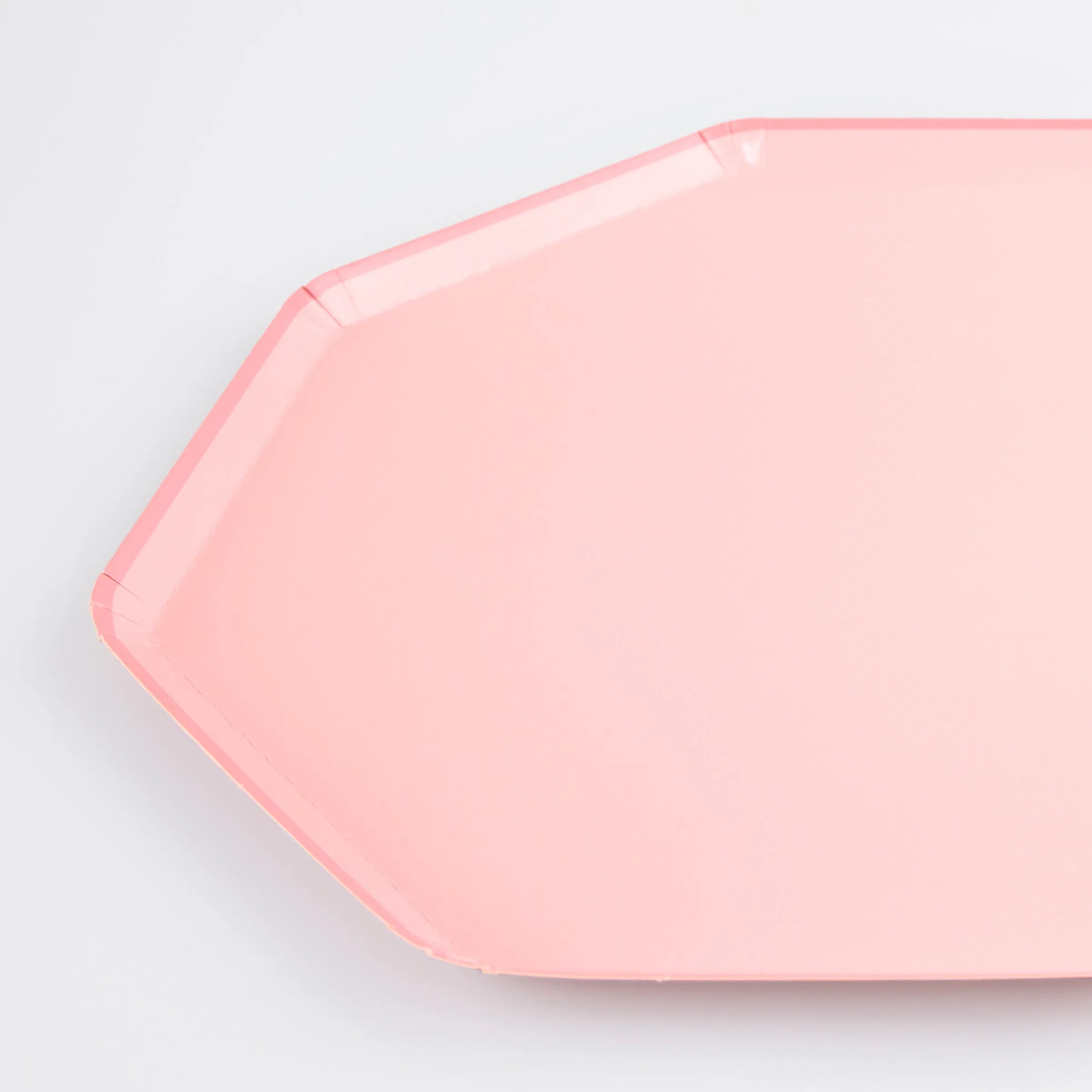 Cotton Candy Pink Dinner Plates (x 8)