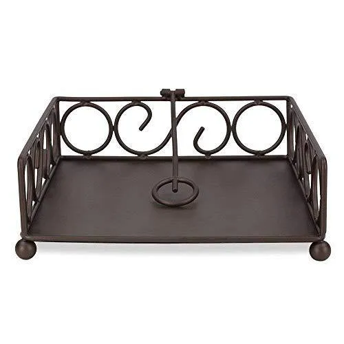 Craftland Wrought Iron Tissue/Napkin Holder for Table/Kitchen/Dining Table,Tissue Box and Tissue Paper Holder