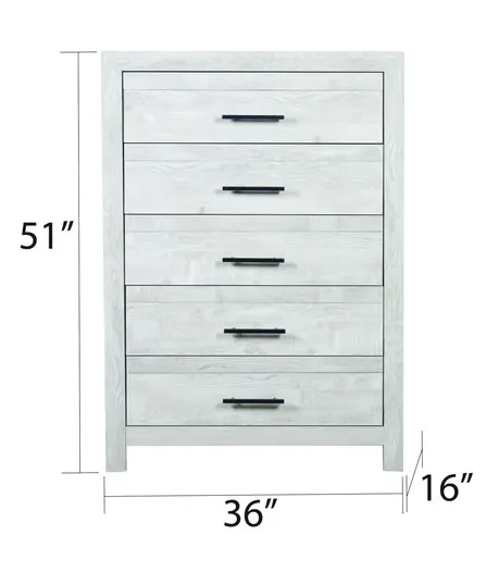 DENVER 5 PCS BEDROOM SET