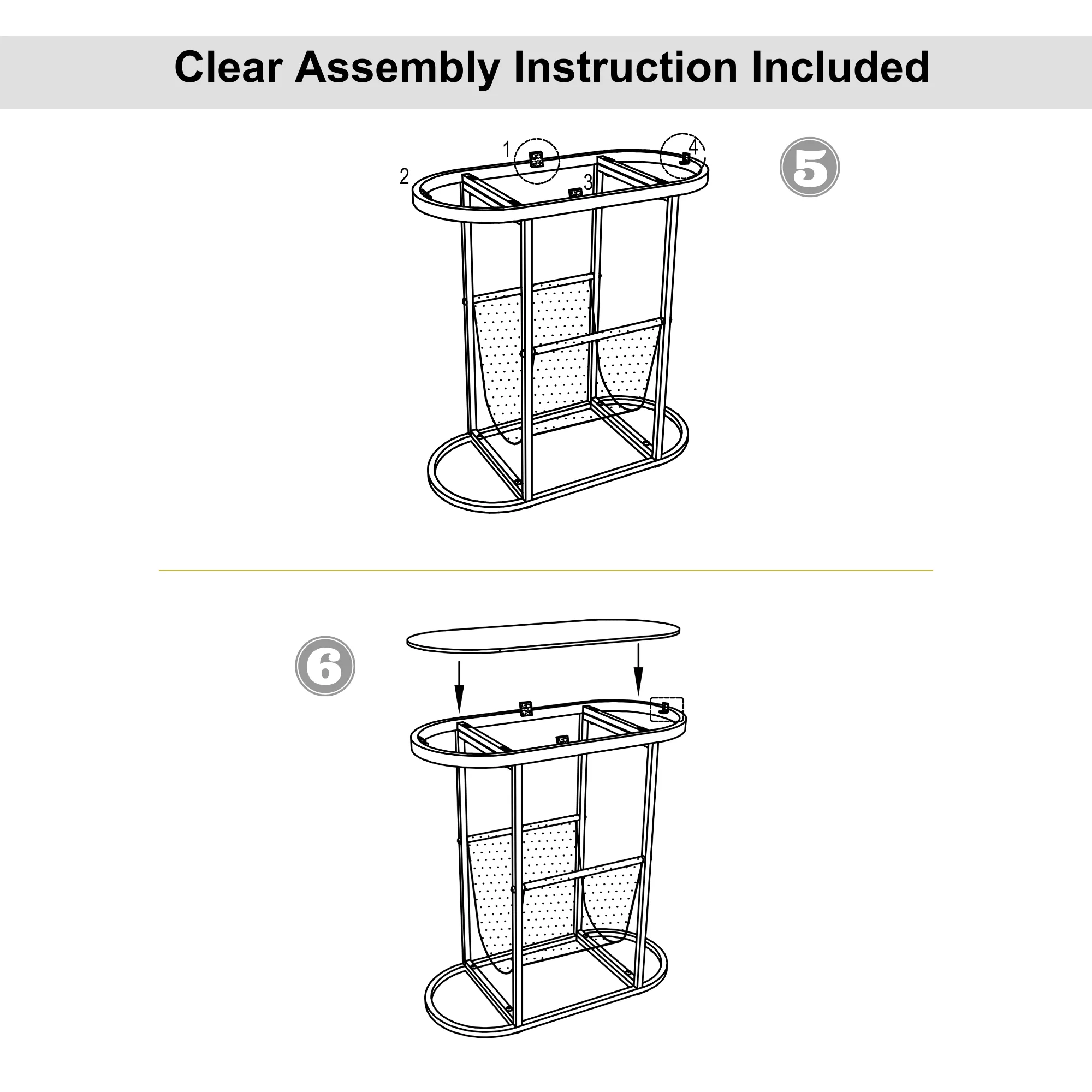 Duet Acacia Oval Small Side Tables  (Set of 2) - Black