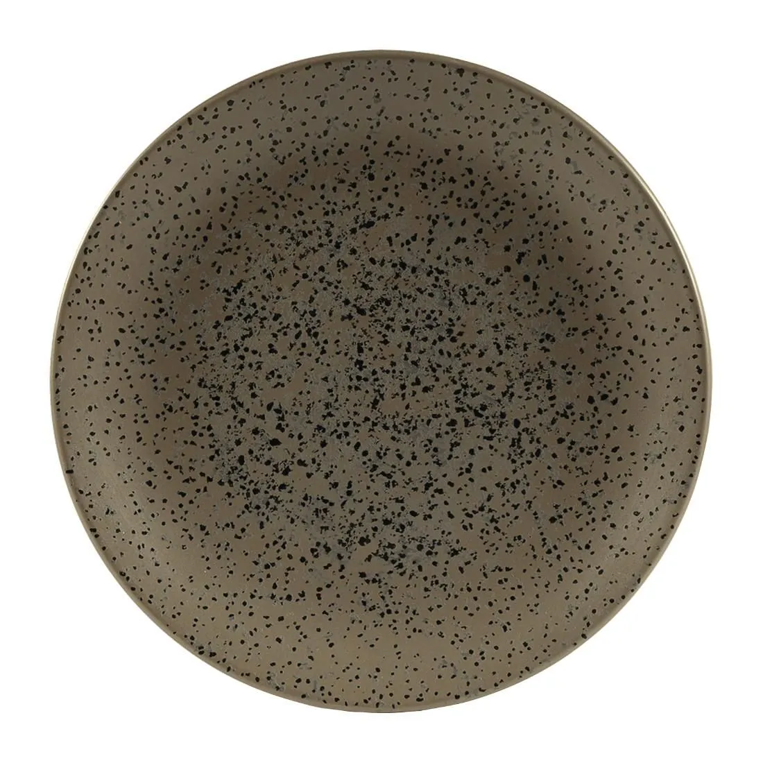 FC193 Churchill Menu Shades Caldera Coupe Plates Flint Grey 205mm (Pack of 6)