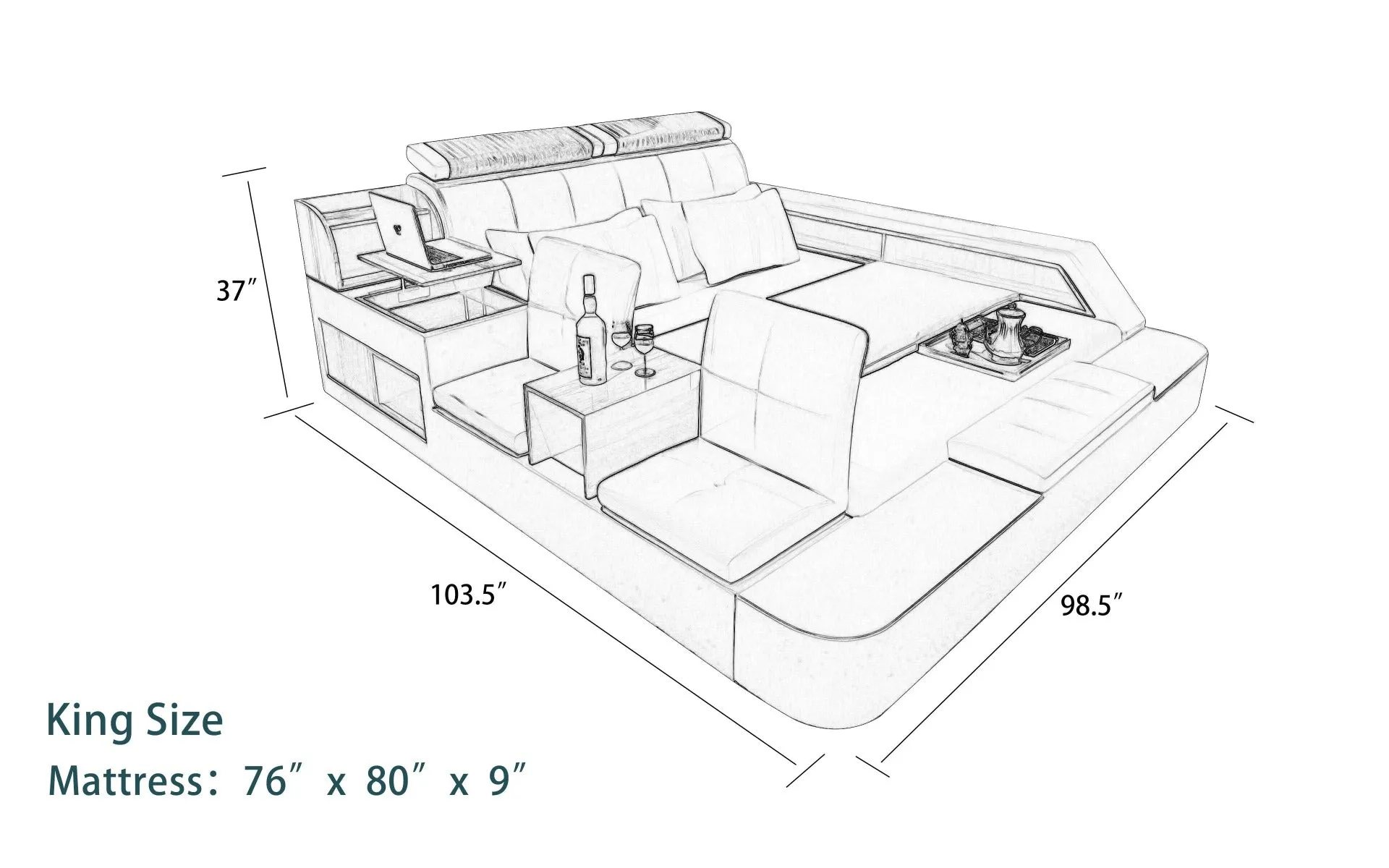 Felicia Zen Style Ultimate Bed