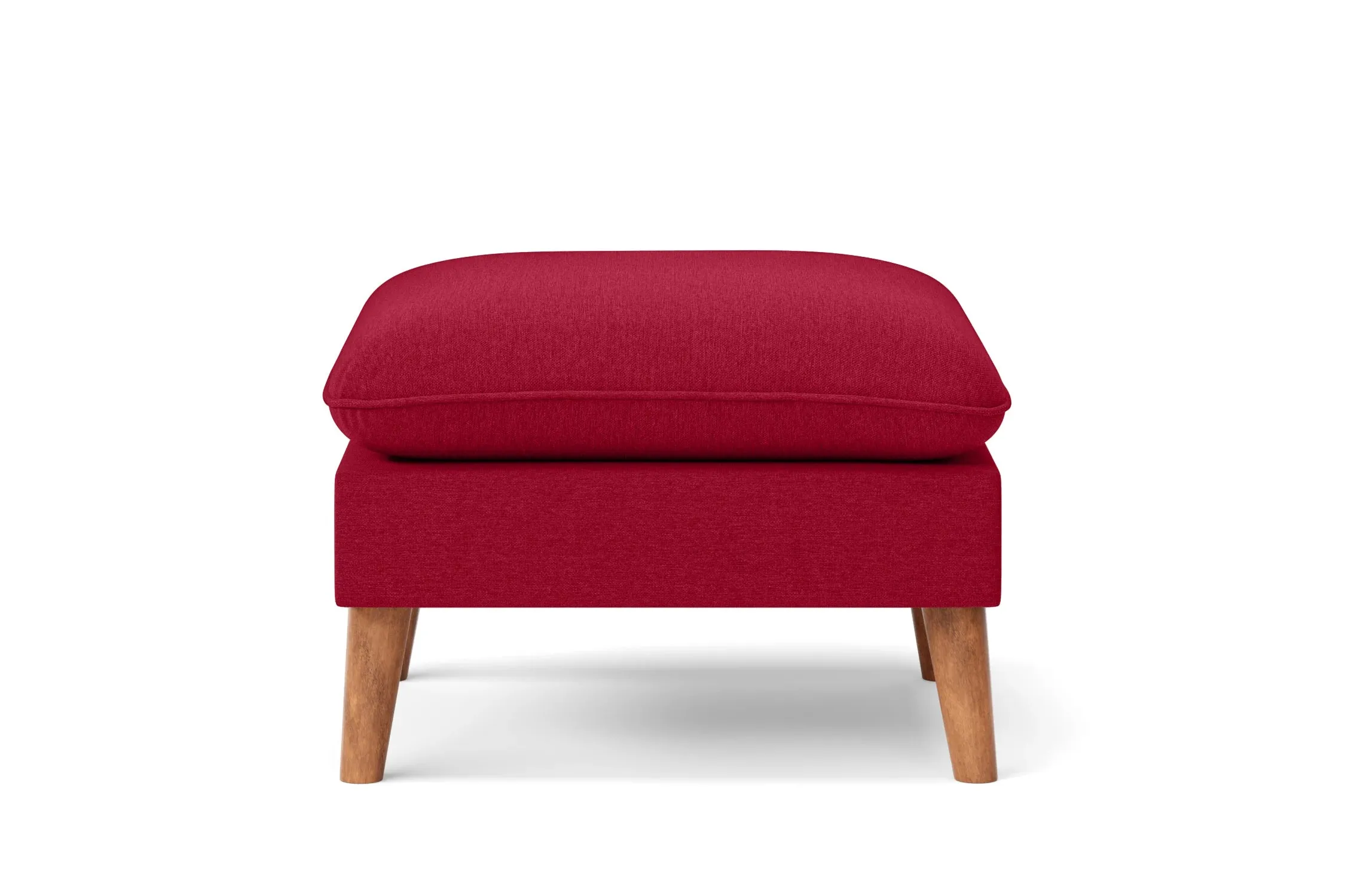 Florence Ottoman Red Linen Fabric