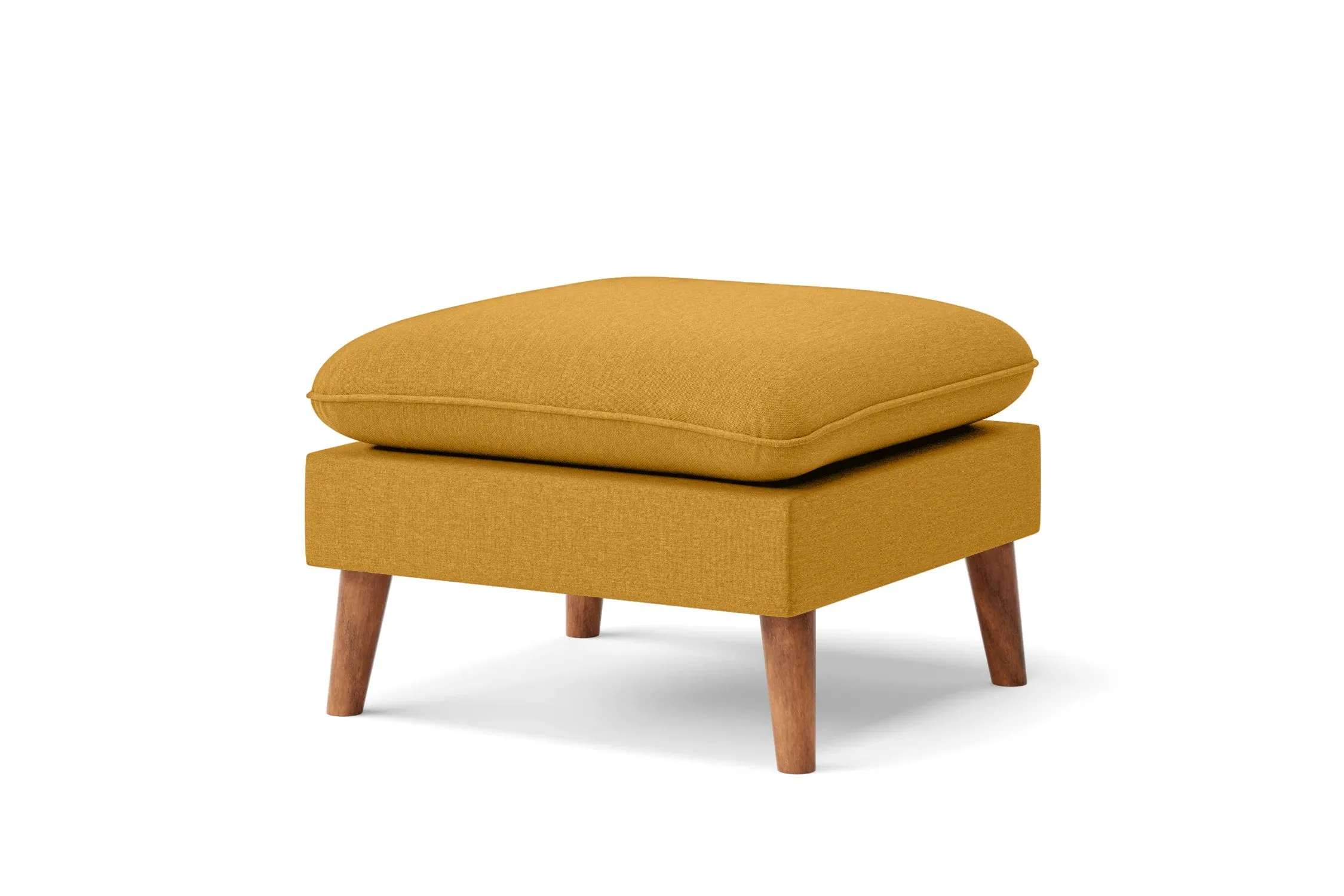 Florence Ottoman Yellow Linen Fabric