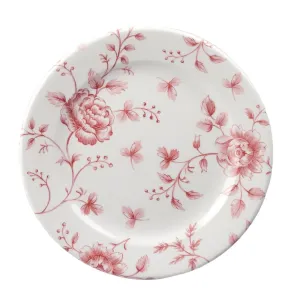 GF615 Churchill Vintage Prints Tea Plates Cranberry Rose Print 170mm (Pack of 6)