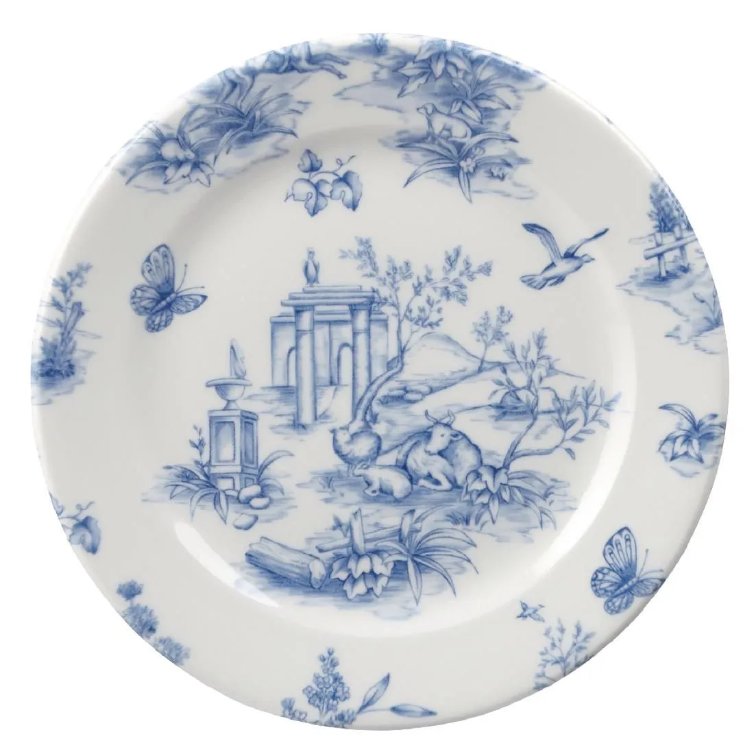 GF616 Churchill Vintage Prints Tea Plates Prague Toile Print 170mm (Pack of 6)