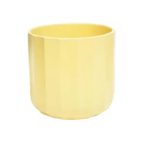 Ivyline 15cm Lemon Yellow Geo Positano Pot