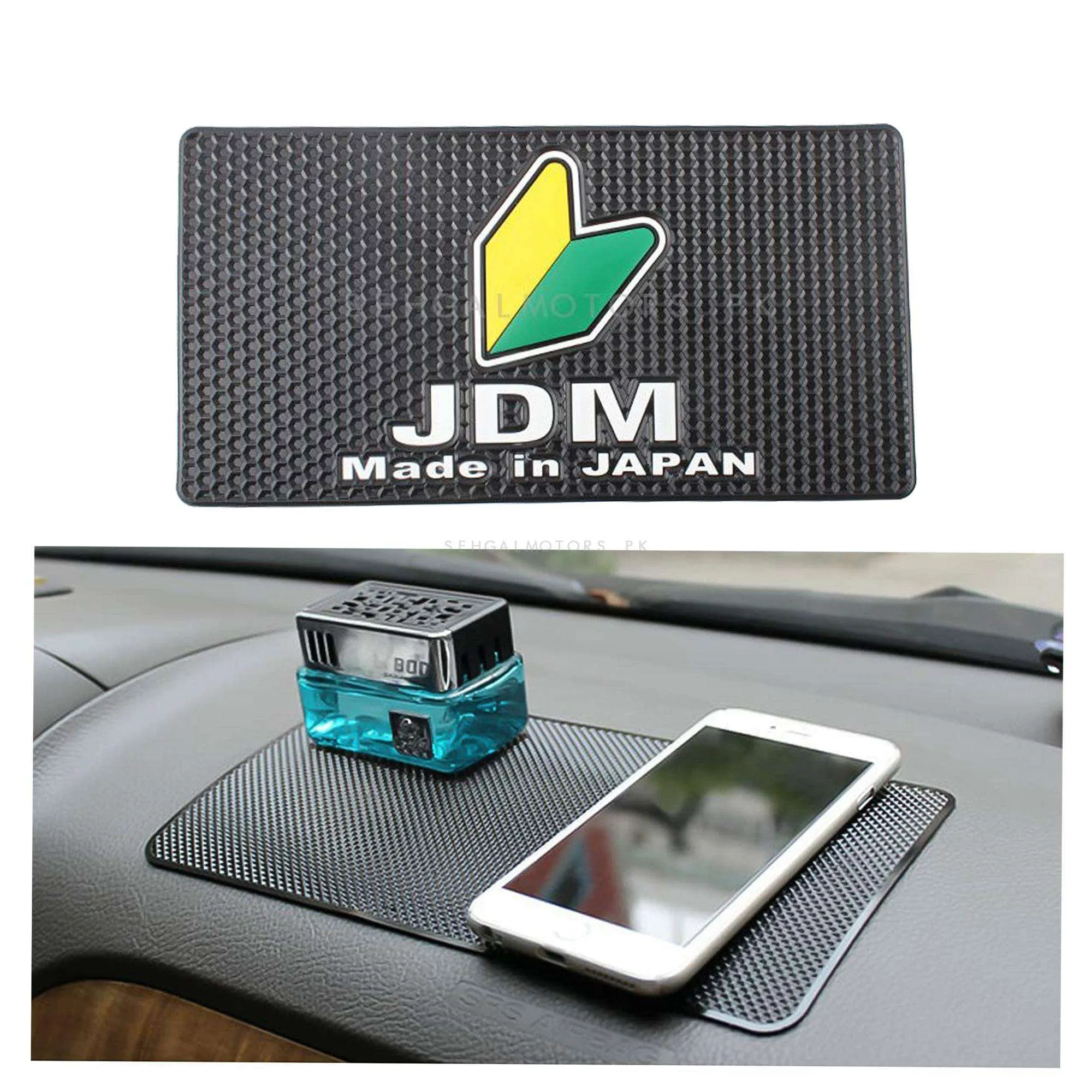 JDM Anti-Skid Nonslip Dashboard Mats - Silicon Type Material | Car Anti Slip Mat