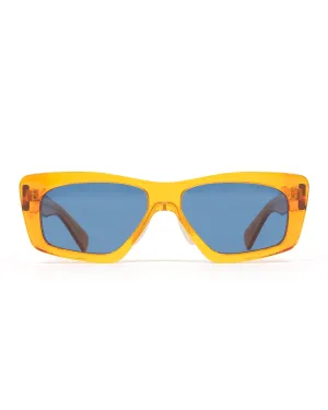 Kopelman Post Modern Primitive Eye Protection - Orange/Blue