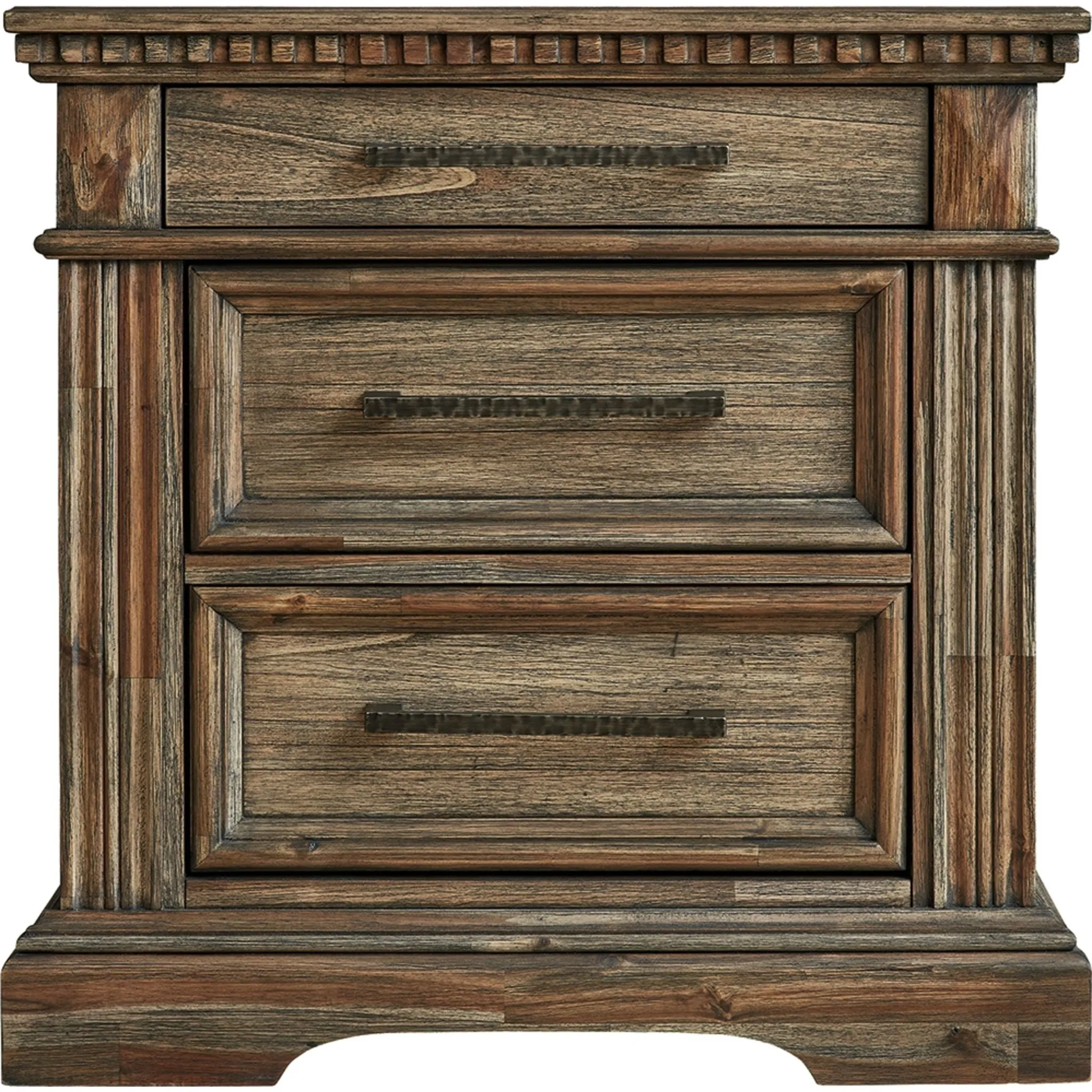 Markenburg Three Drawer Nightstand