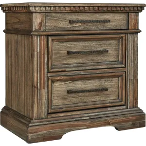 Markenburg Three Drawer Nightstand