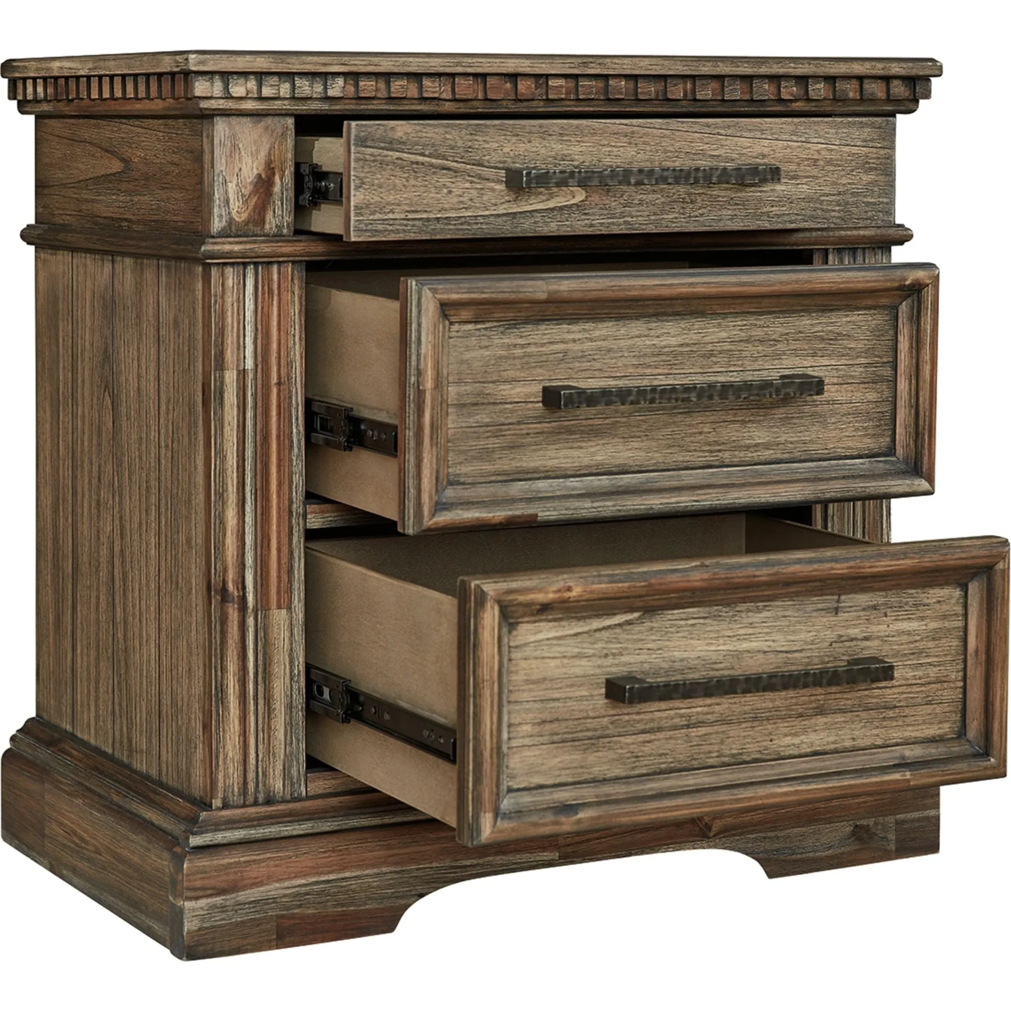 Markenburg Three Drawer Nightstand