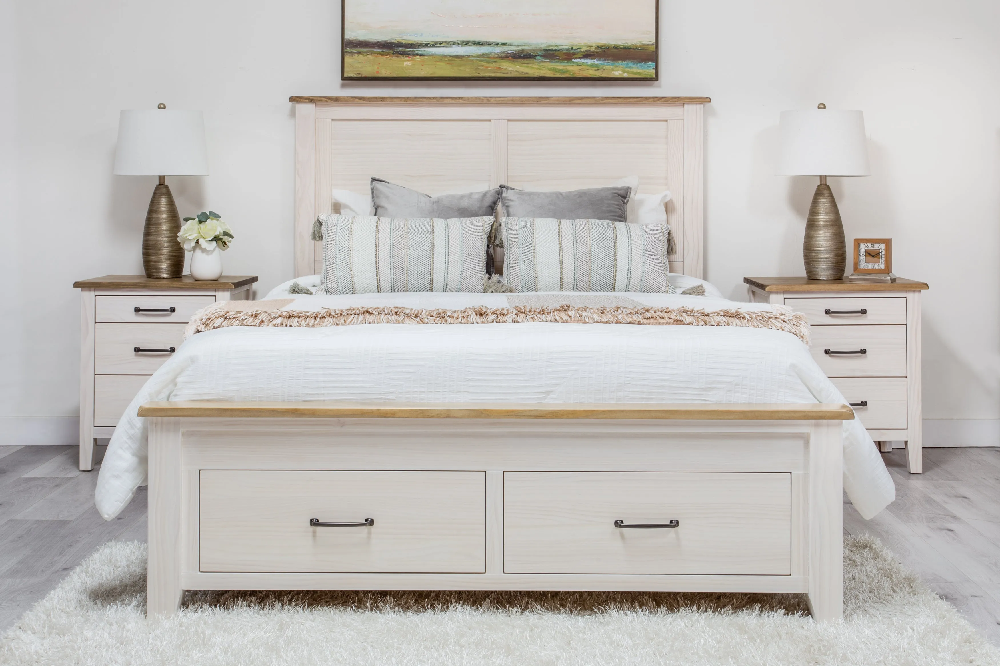 Monkland Bedroom Set - Storage Bed with Matching Furnishings