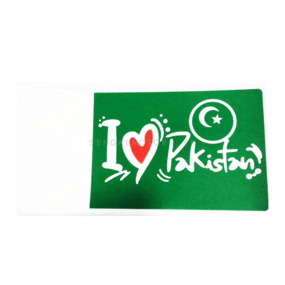 Pakistan Flag Anti-Skid Nonslip Dashboard Mats - Silicon Type Material | Car Anti Slip Mat