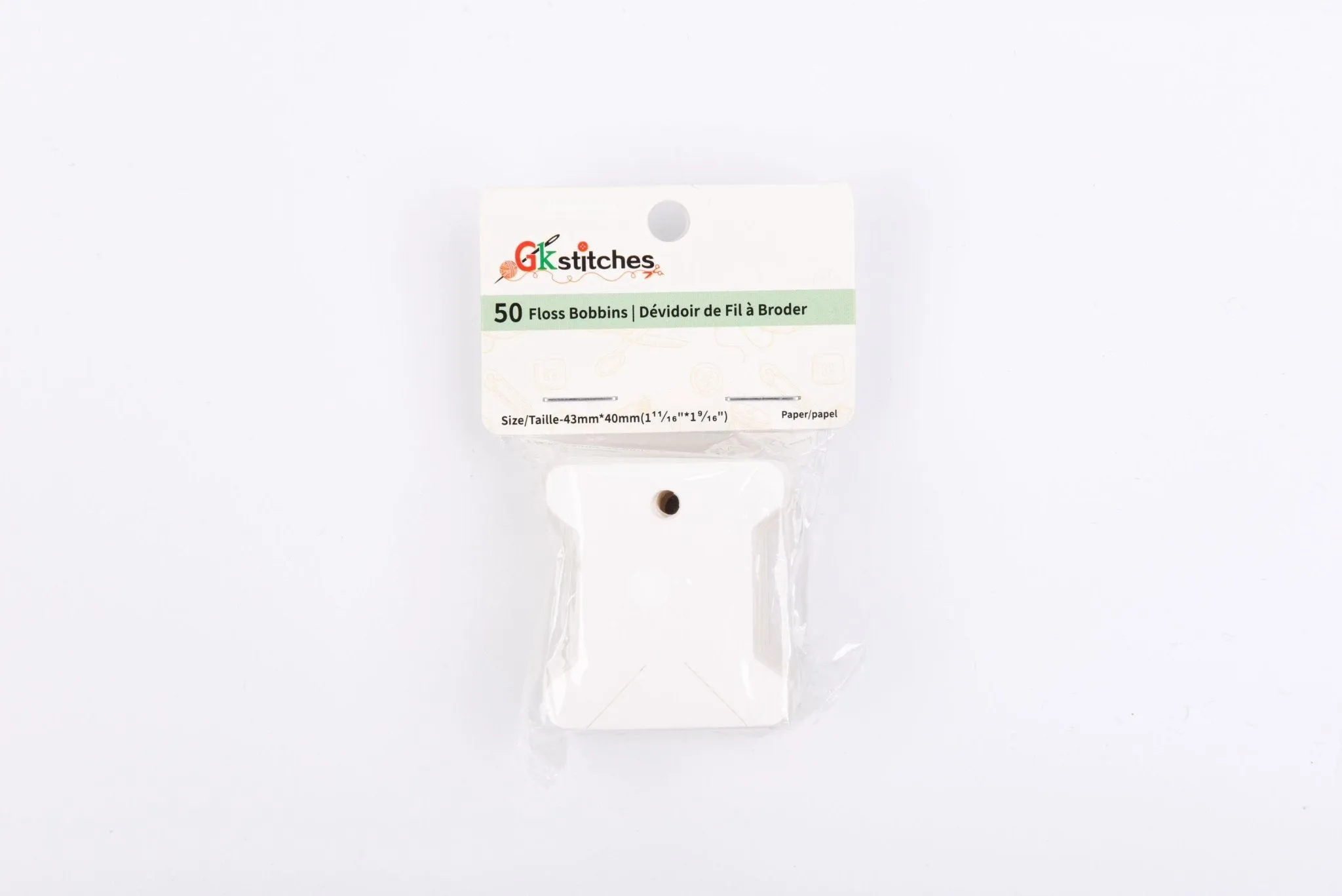 Paper Cardboard Floss Bobbins-43mm